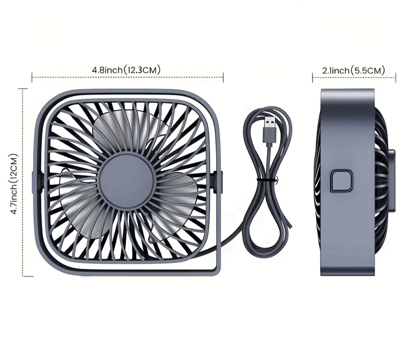 VoltSA🍃 Mini USB Desk Fan™