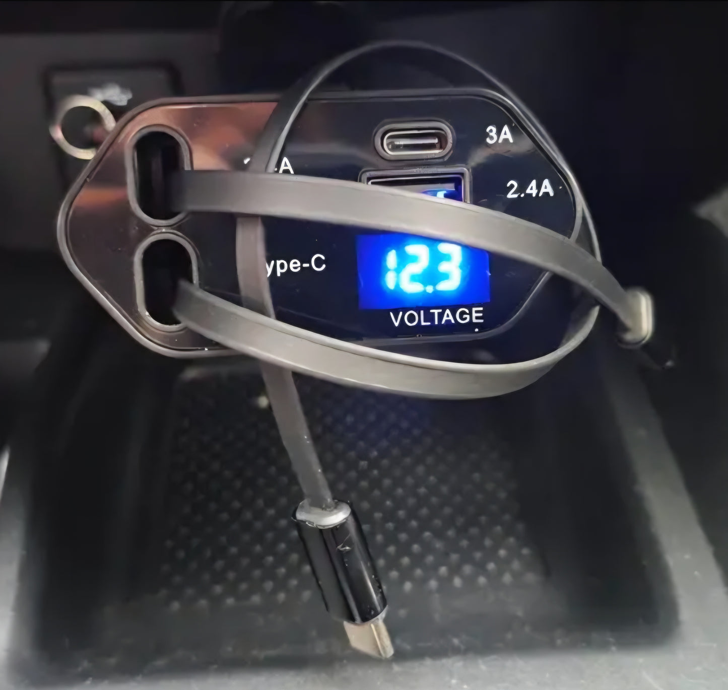 VoltSA ⚡ 120W 4-in-1 Retractable Car Charger™