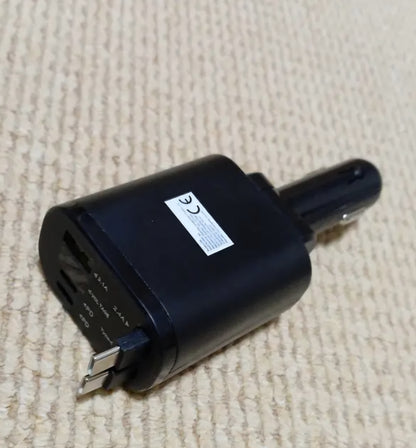 VoltSA ⚡ 120W Retractable Fast Car Charger™