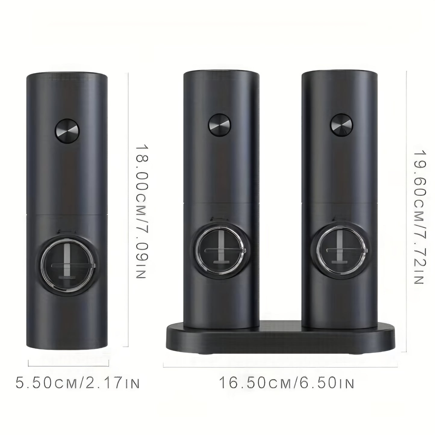 VoltSA Electric Salt & Pepper Grinder Set™