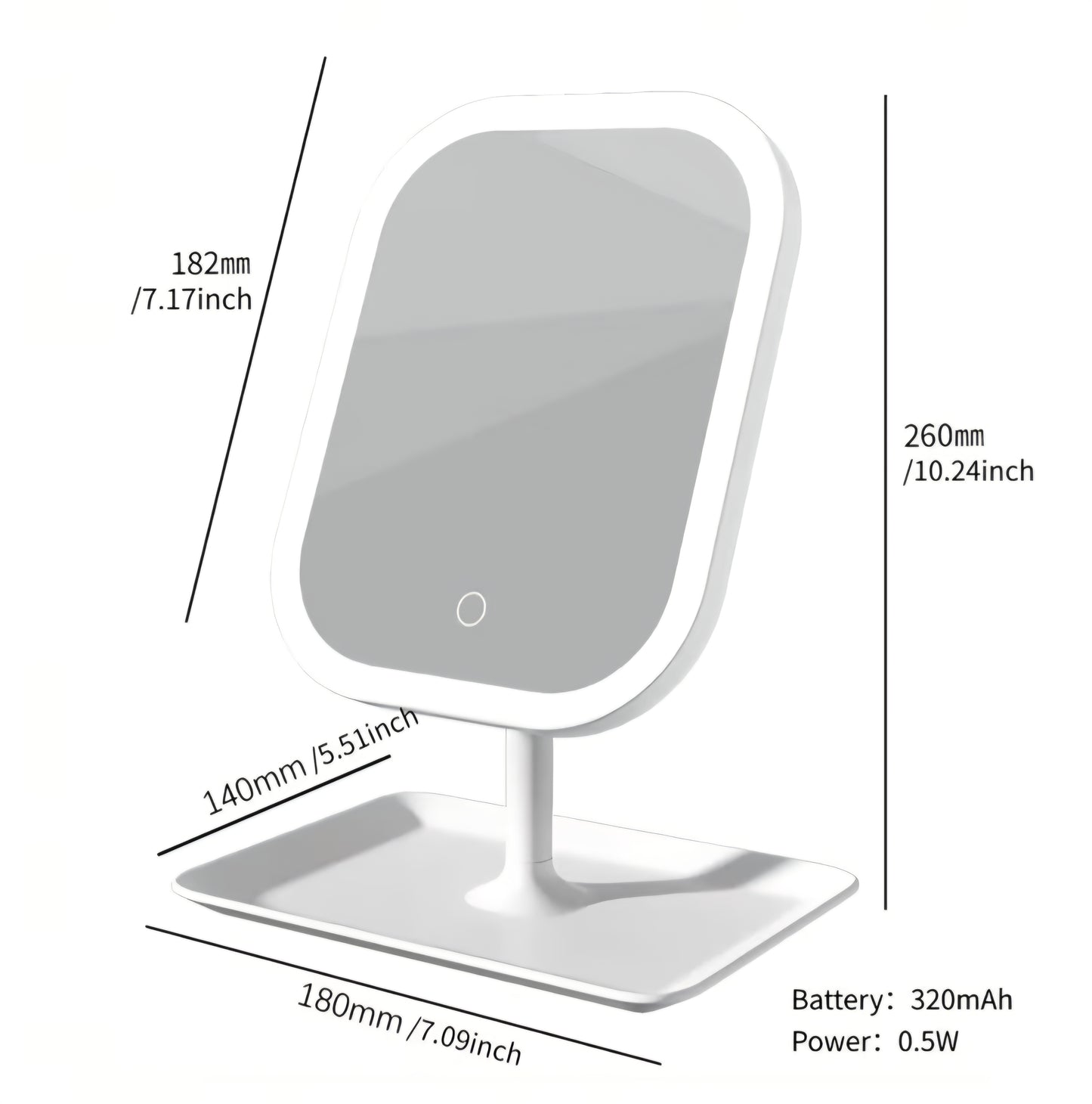 VoltSA LED Makeup Mirror™