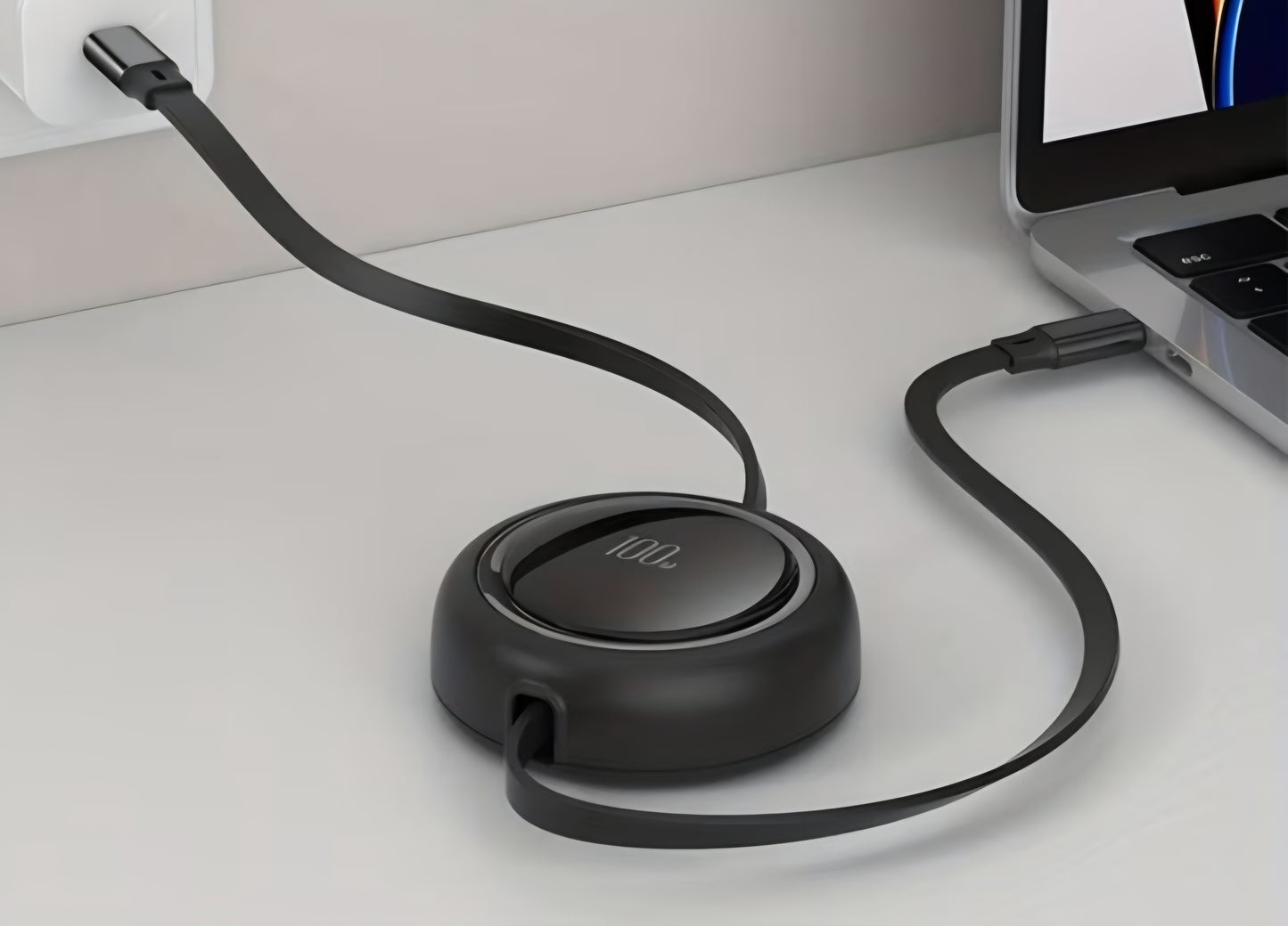 VoltSA ⚡ Retractable 100W Type-C Fast Charging Cable™