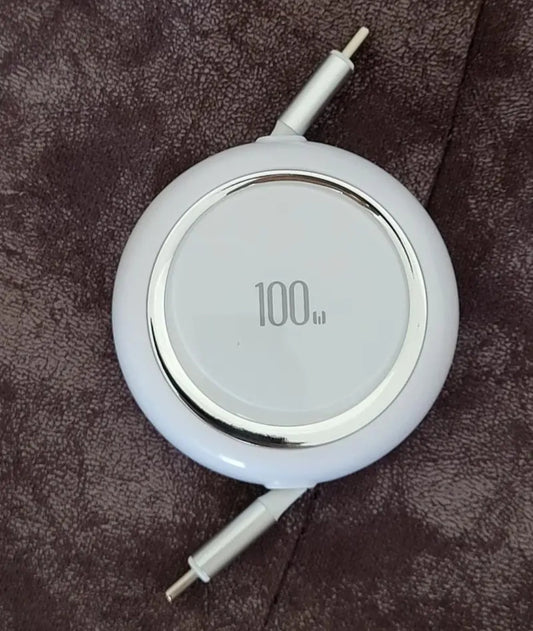 VoltSA ⚡ Retractable 100W Type-C Fast Charging Cable™